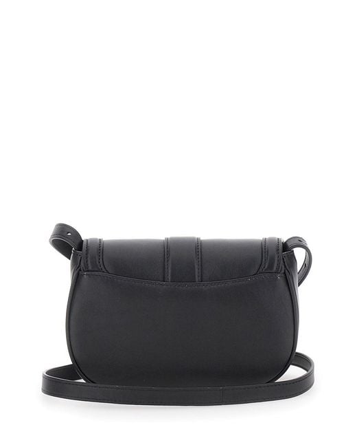 McQueen Multicolor 'Satchel Mini' Crossbody Bag With T-Buckle And Embossed Logo