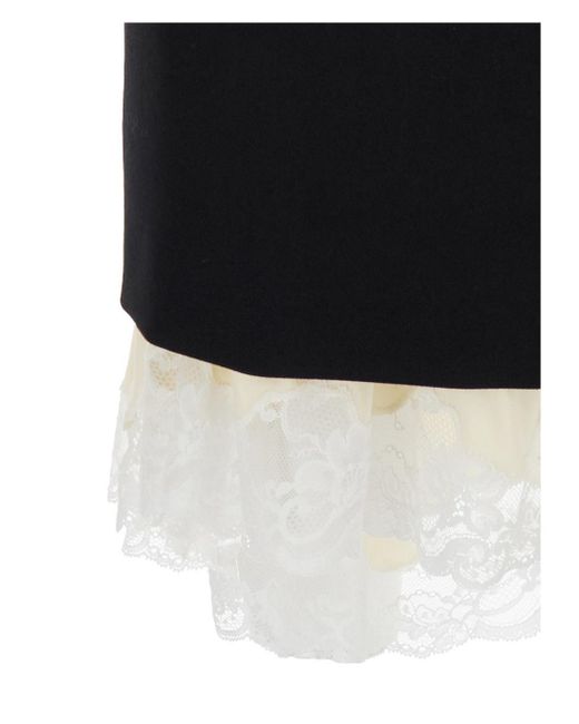 Balenciaga Black And Tailored Lingerie Skirt