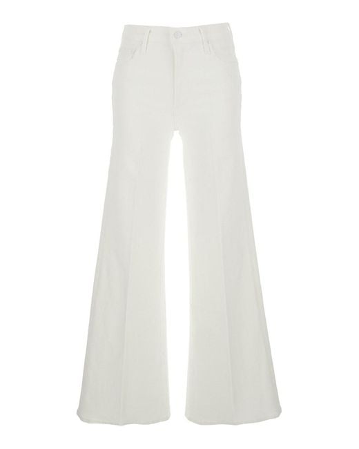 Mother White Jeans The Twister Sneak