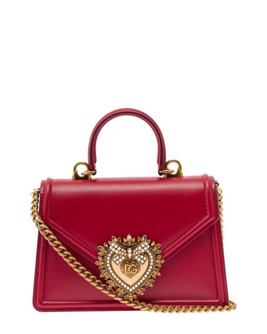 Dolce & Gabbana Red Devotion Handbag