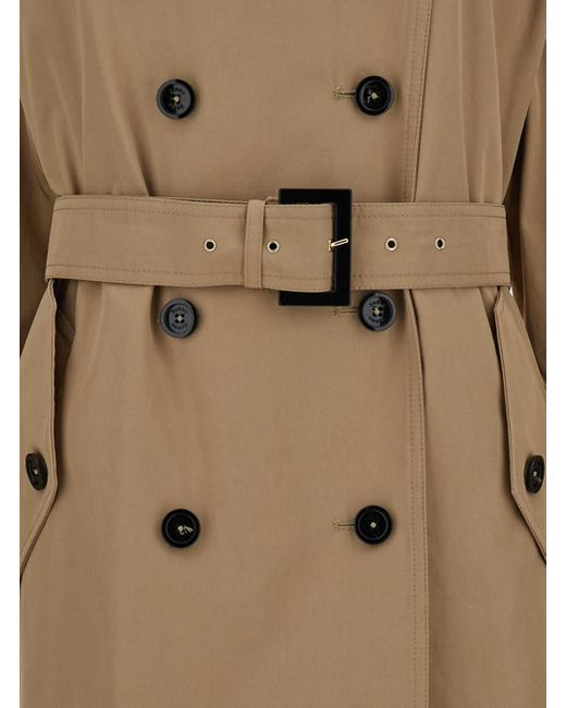 Herno Natural Belted Trench Coat