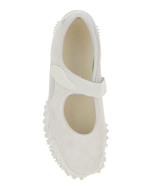PUMA White Sneakers With Touch-Strap Closure