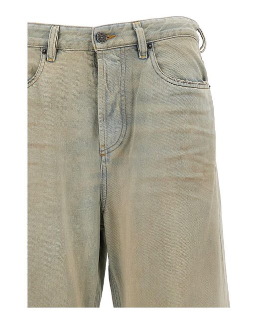 DIESEL Natural Faded Effect Jeans