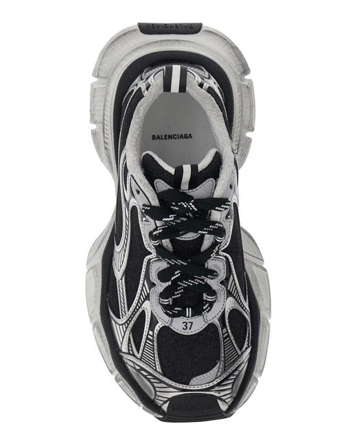 Balenciaga White Sneakers '3Xl' With Logo On The Toe
