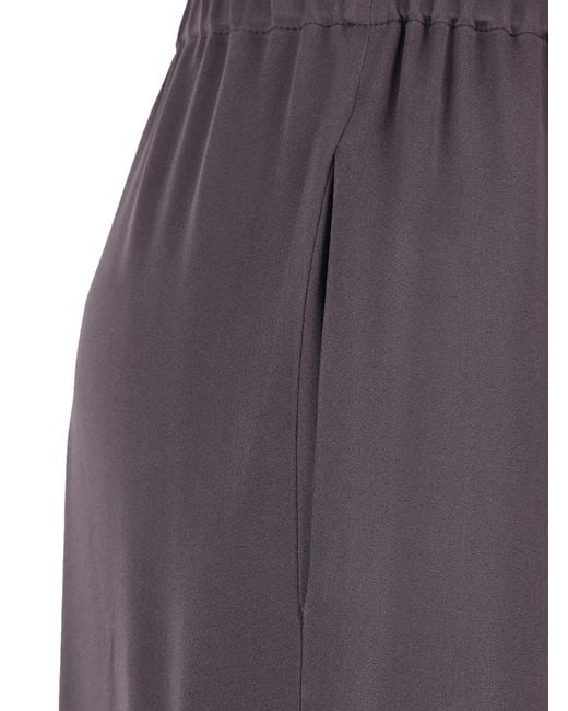 Antonelli Blue Tiete Pants With Elasticated Waist