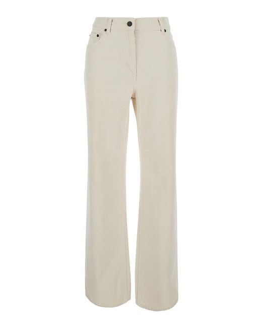 The Row Natural 'Fargo' Jwans With Five-Pocket Design