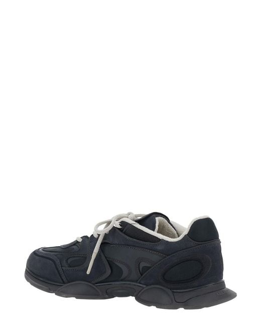 Axel Arigato Black 'Eris' Low Top Sneakers With Logo Patch On The Tongue for men