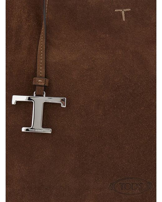Tod's Brown Apa Top Handle Media