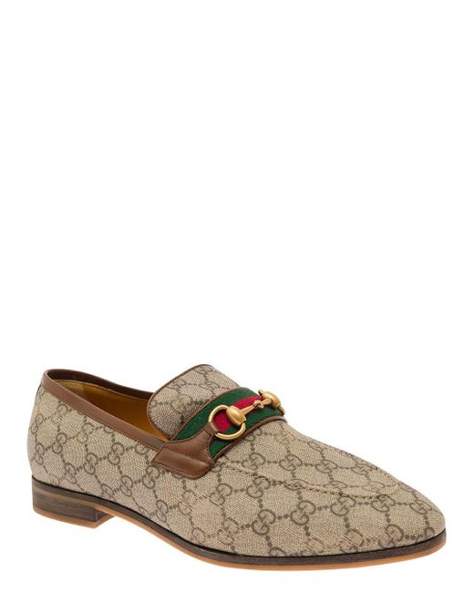 Gucci gg web loafer sale