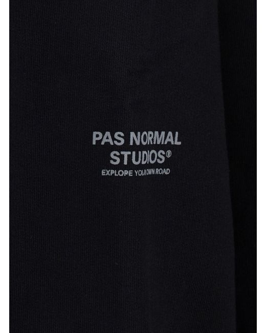 Pas Normal Studios Blue Off-Race Sweatshirt With Round Neck, Long Sleeves A for men