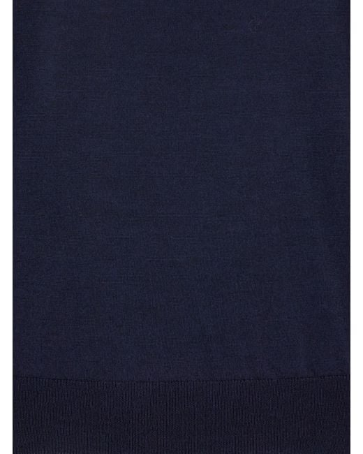 Le Plain Blue Crewneck Sweater for men