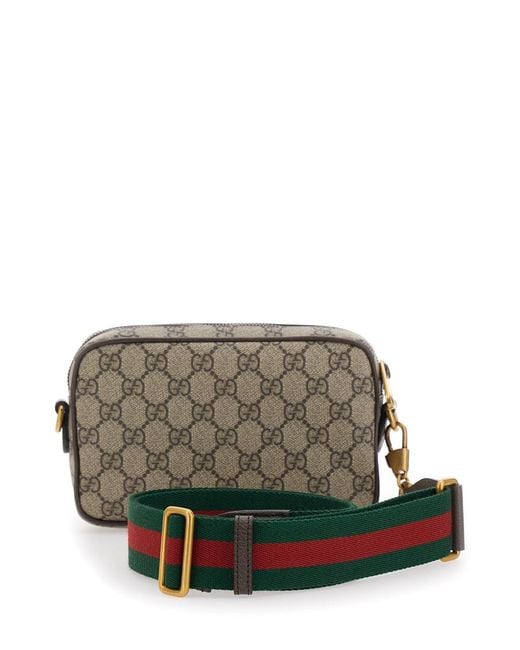 Gucci Brown Polyester Shoulder Bag for men