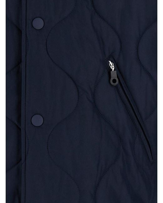A.P.C. Blue 'Florent' Jacket With Snap Buttons for men