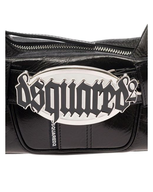 DSquared² White 'Gothic' Crossbody Bag With Belt