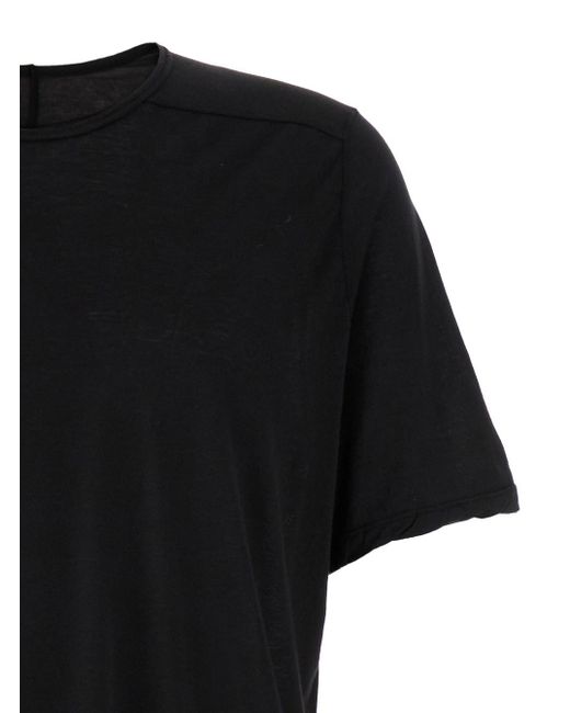 T-Shirt Girocollo Con Fascia Oversize di Rick Owens in Black da Uomo
