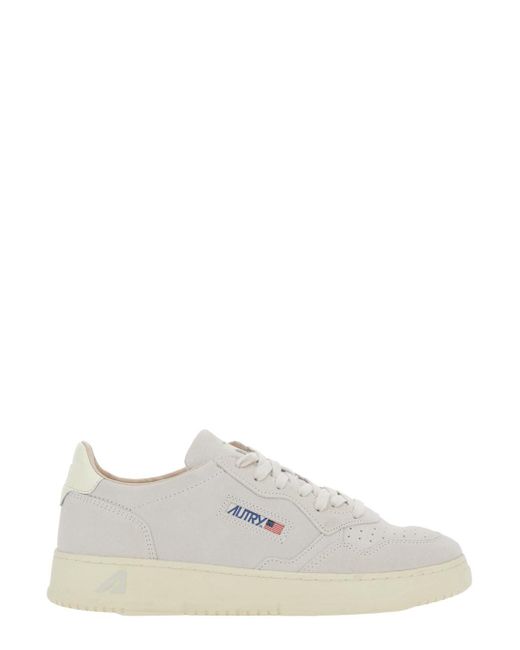 Sneaker 'Medalist' Low Top Con Patch Logo Su Lato E Linguetta E di Autry in White da Uomo