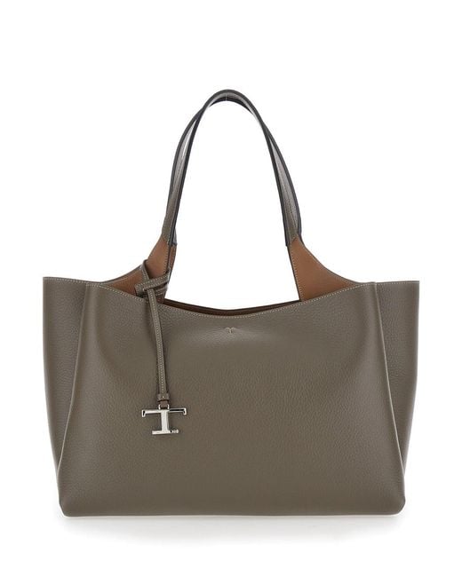 Tod's Brown Apa 2 Manici Media T Pendente