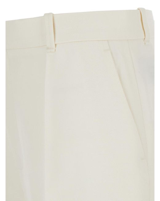 Chloé White Flared Trousers