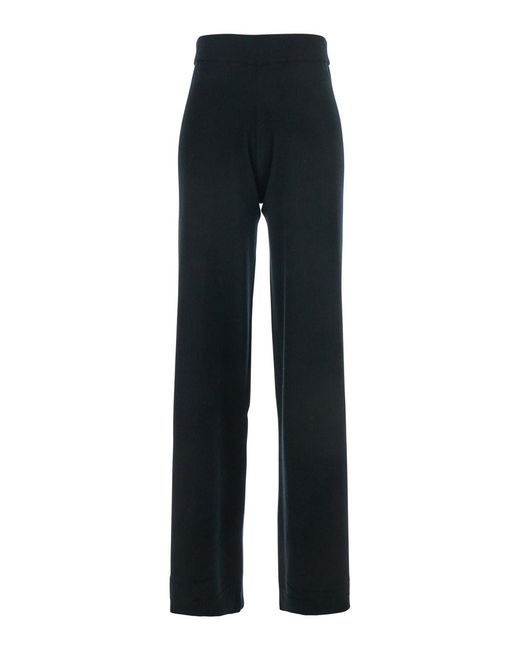 Allude Blue High Waisted Trousers