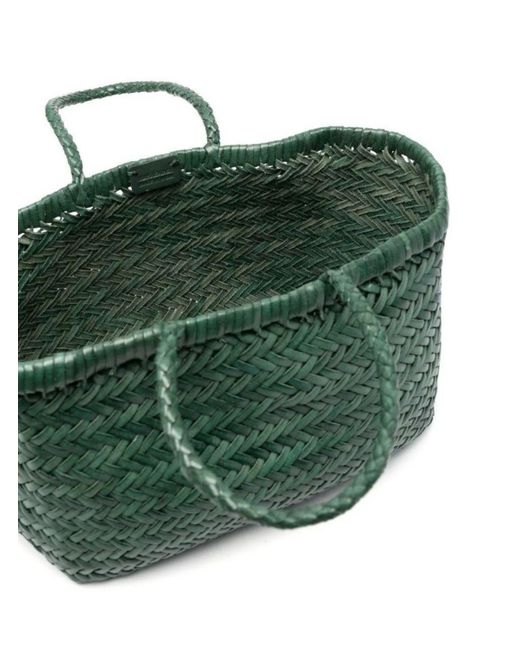 Dragon Diffusion Green Bamboo Triple Jump Small 3X Jump Design Basket 40X19X15 Cm