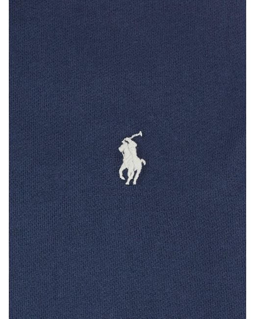 Polo Ralph Lauren Blue Cotton Hoodie for men