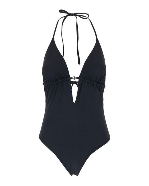 Tory Burch Blue One-Piece Swimsuit