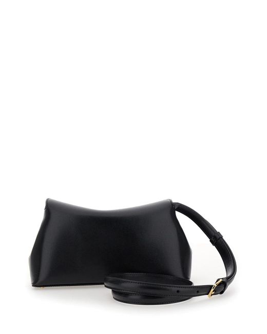 Totême  Black 'T-Lock' Crossbody Bag With Adjustable And Removable Shou