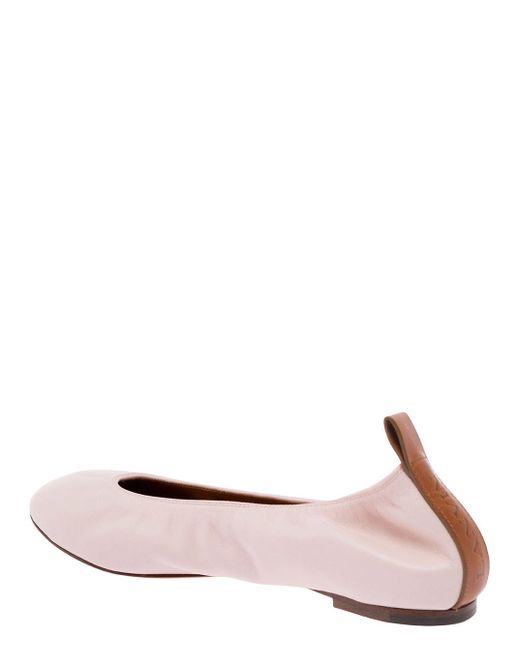 Lanvin Pink Ballet Flats