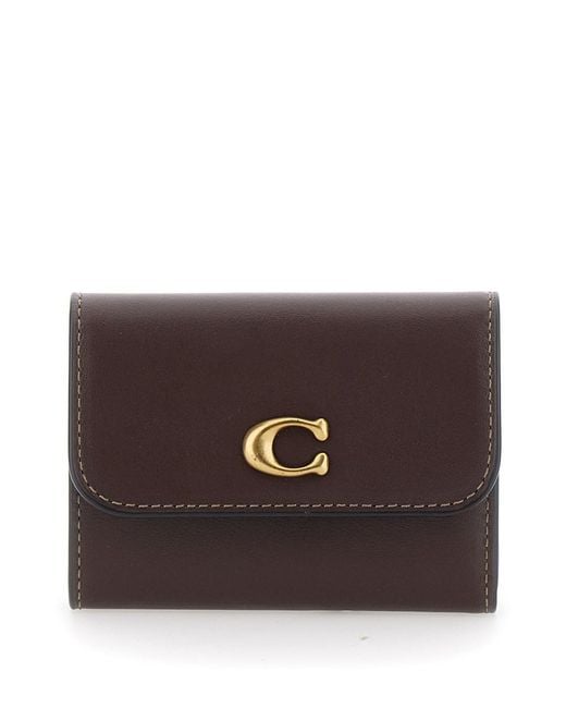 COACH Brown Card Holder 'Essential'