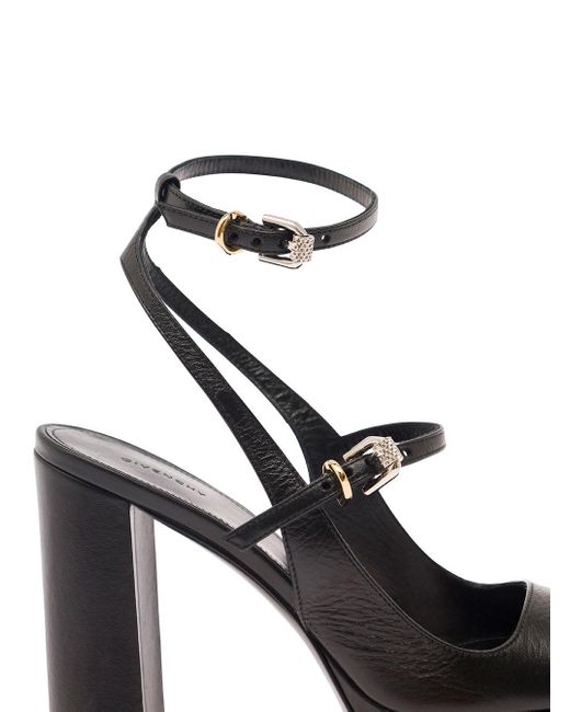 Givenchy Black Voyou High Heel Sandal Platform 115
