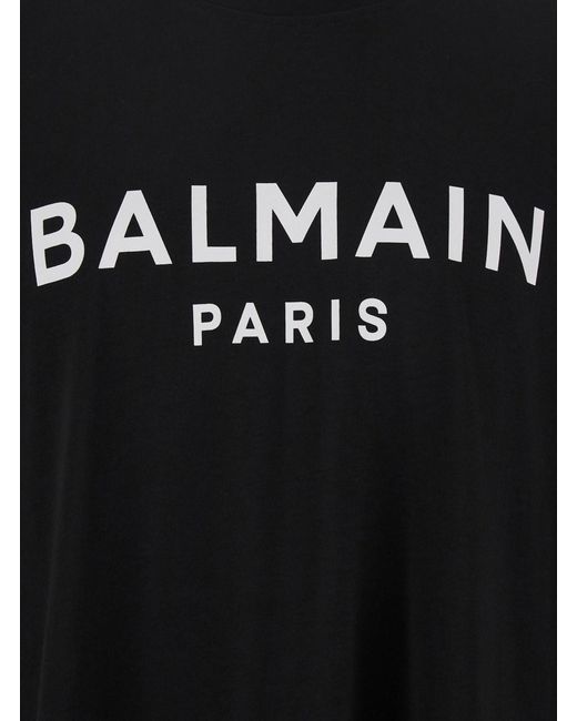 Balmain Black Paris" T-Shirt for men