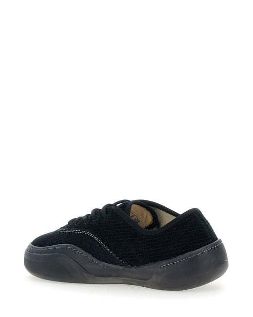 ERL Black 'Low Skate Mule' Low-Top Sneaker With Side Logo for men