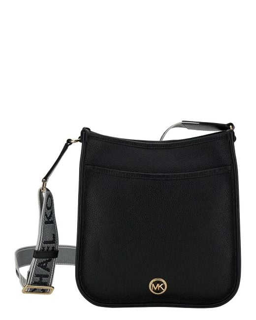 MICHAEL Michael Kors Crossbody Bag With Mk Logo Detail In Hammered