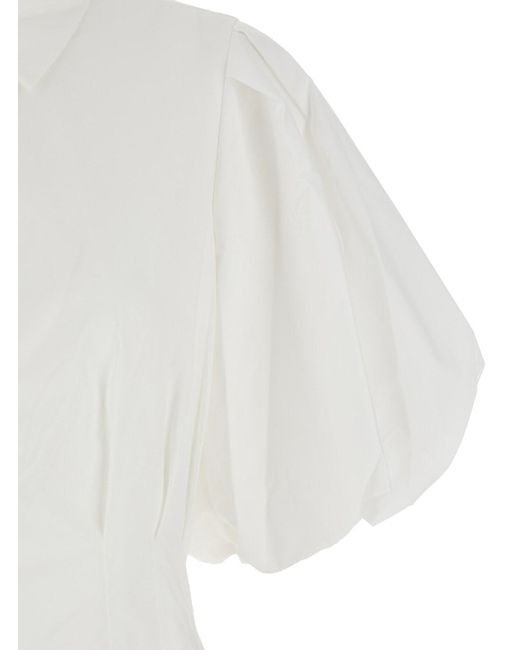 Jonathan Simkhai White Cleo' Cotton Blend Dress