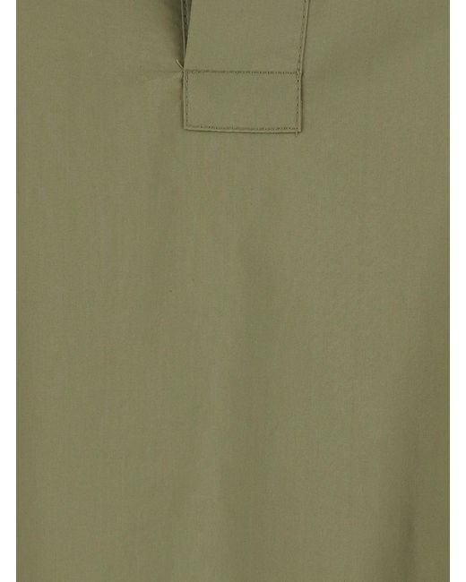 JC Sophie Green Sleeveless Long Dress 'Liz' With V-Neck