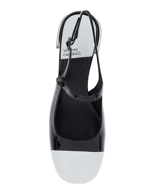 Jeffrey Campbell White 'Cou-Cou' Slingback Pumps With Low Block Heel A