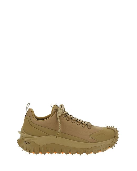 Moncler Genius Green 'Trailgrip' Low Top Sneakers With Special Vibram for men