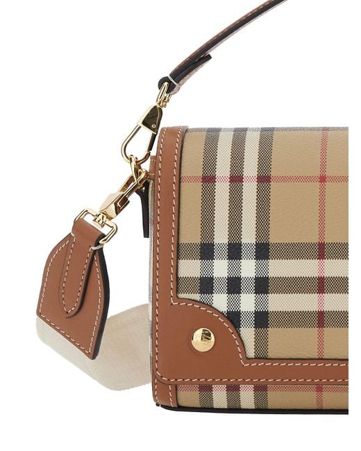 Burberry Brown Shoulder Bag "Note Small"