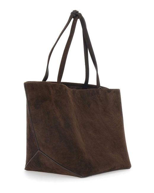 The Row Brown 'Park Tote' Tote Bag With Shoulder Strap