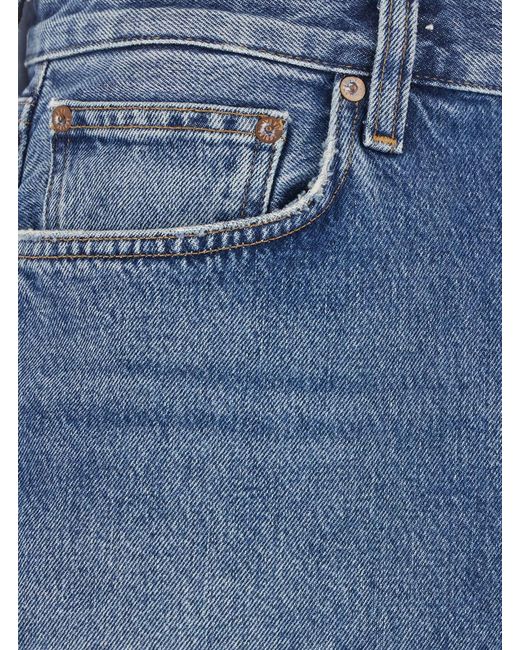 Agolde Blue Anson Shorts With Welt Pocket On The Front for men