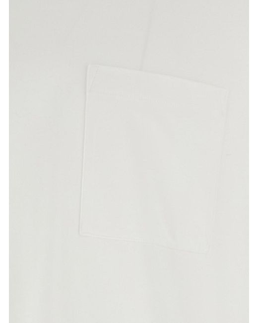 DSquared² White Crewneck T-Shirt With Logo Lettering On The Rear for men