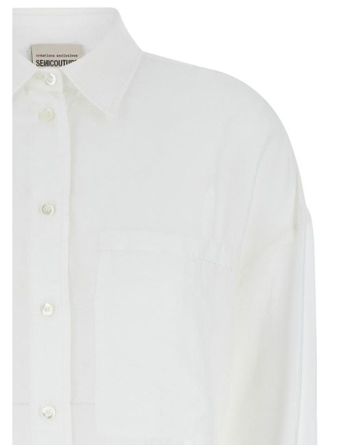 Semicouture White Classic Shirt