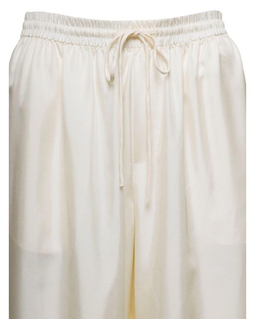 Rohe White Wide Leg Trousers