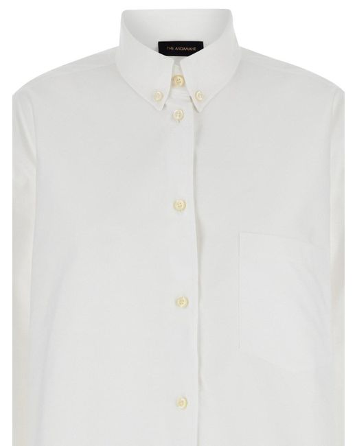 Camicia Con Bottoni di ANDAMANE in White