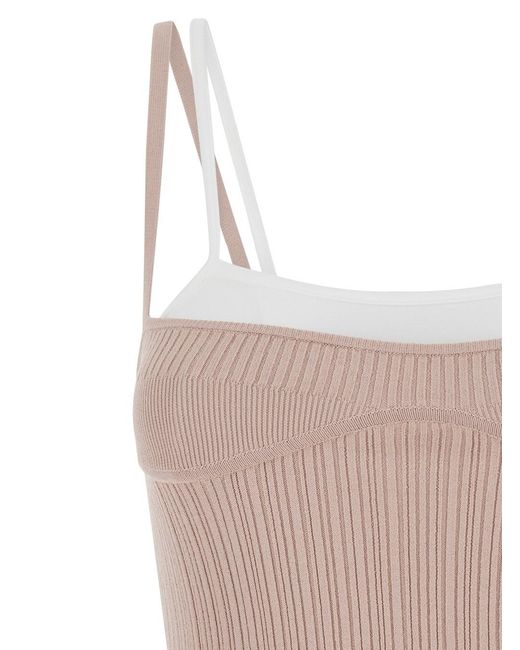 DIESEL Pink Mini Dress -Zandra' With Thin Straps