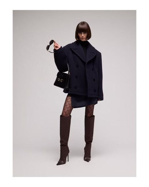 Gucci Brown Tights Plainy Gg Pa Ea Collant