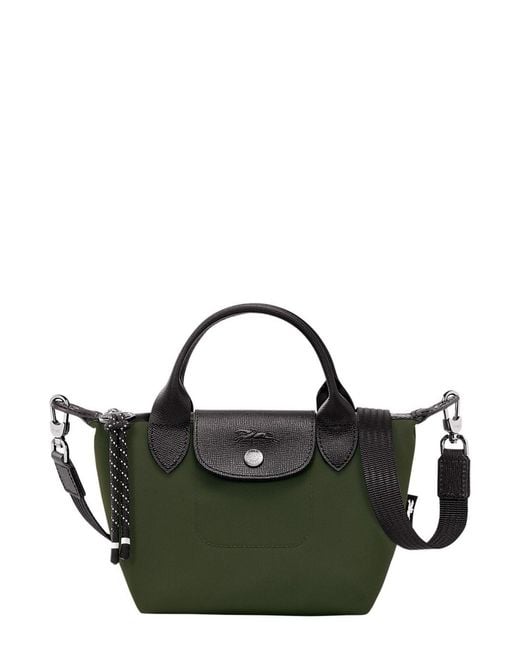 Longchamp Black 'Le Pliage Energy Xs' Handbag With Adjustable And Remo