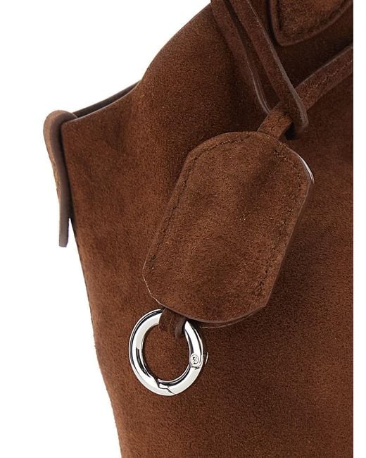 Polo Ralph Lauren Brown 'Polo Play' Handbag With Pony On The Front And