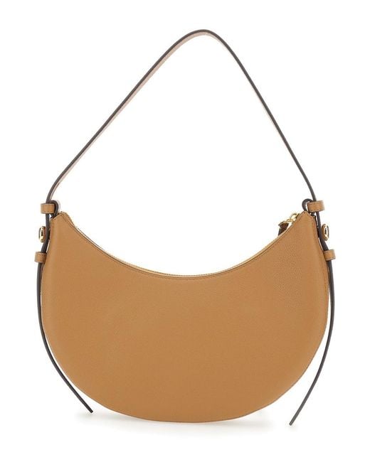 Tory Burch Brown Shoulder Bag Romy Half Moon
