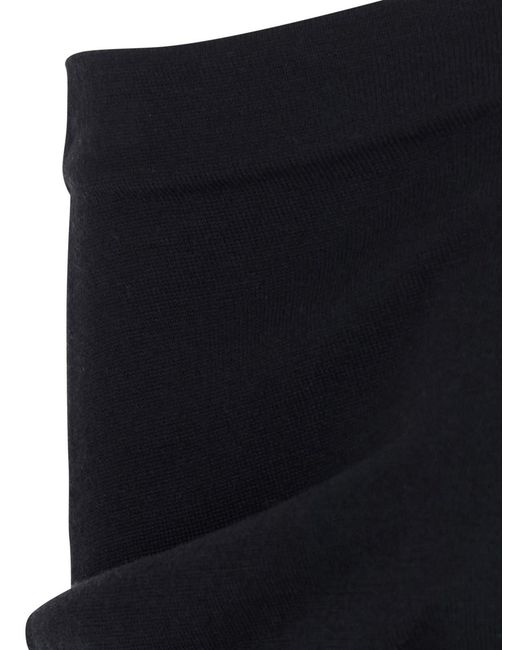 Tom Ford Black Sweater Off-Shoulder Wool-Silk